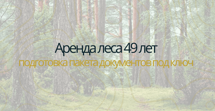 Аренда леса на 49 лет в Безенчуке